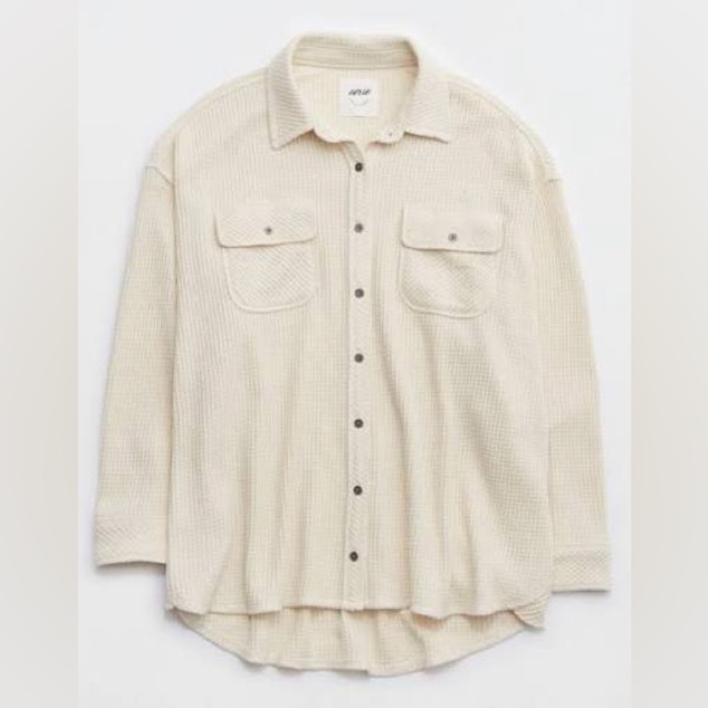 NWOT- Aerie Lumberjane Waffle Shirt